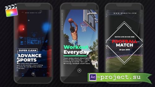 Videohive - Sports Instagram Stories - 26602923 - Project For Final Cut & Apple Motion