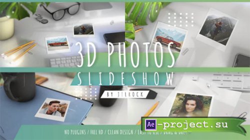 3D Photos Slideshow 573575 - Project for After Effects