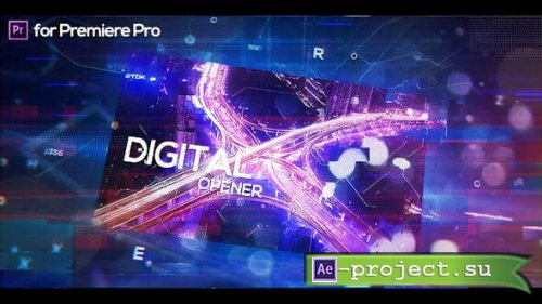 Videohive - Glitch Digital Opener for Premiere Pro - 26589901 - Premiere Pro Templates