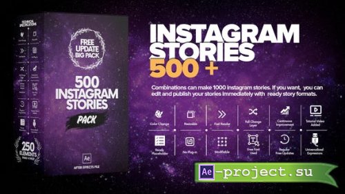 Videohive - Instagram Stories - 23458472 - Project for After Effects