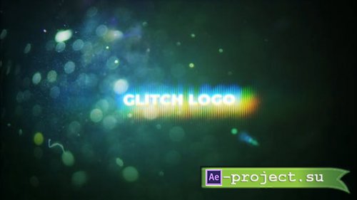 Videohive - Flare Glitch Logo Mogrt - 26599077 - Project for After Effects