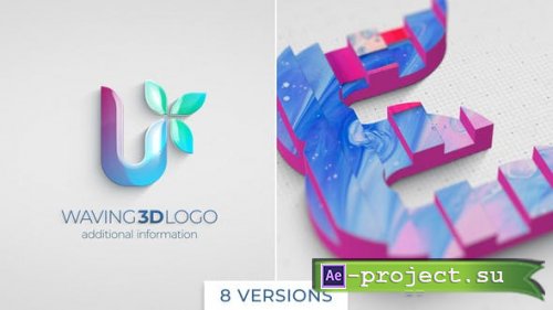 Videohive - Waving 3D Logo Reveal - 26049113 - Project for After Effects