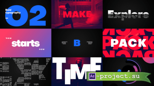 Videohive - Big Titles -Typography for Premiere Pro - 26410598 - Project for After Effects