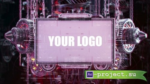  Videohive - Mechanical Gear Screen Logo - 26636483 - Project for After Effects