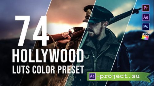 Videohive - Hollywood LUT Color Grading Pack - 26441281 - Premiere PRO and After Effects