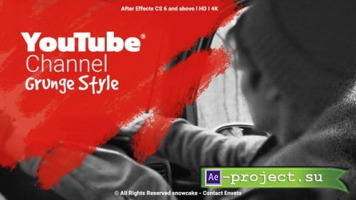 Videohive - YouTube Channel Grunge Style - 26592493 - Project for After Effects