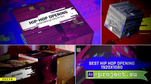 Videohive - Hip-Hop Opening/ Music Intro/ Rap/ Dance/Action/ Electronic/ Party Promo/ Box/ Festival/ Glitch TV I - 26679021