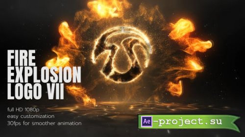  Videohive - Fire Explosion Logo 2 - 26661054 - Project for After Effects