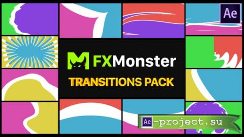 Videohive - Colorful Transitions Pack | After Effects - 26721097 - Project for After Effects