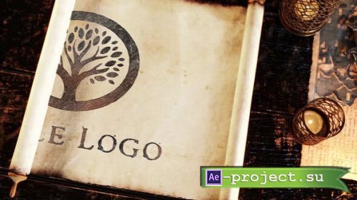 Videohive - Ancient Parchment Logo - 26697079 - Project for After Effects
