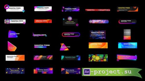 Videohive - Pop Lower thirds - 26746831 - Project for After Effects
