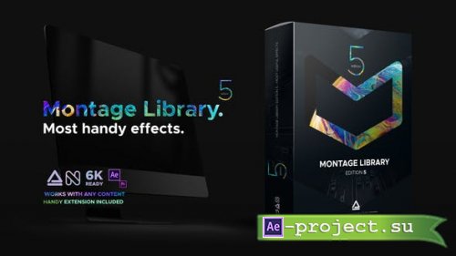 Videohive - Montage Library - Most Useful Effects V5 - 21492033 - Project & Script for After Effects