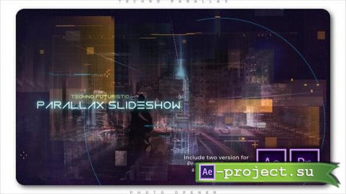 Videohive - Techno Parallax Photo Opener - 26752730 - Premiere PRO and After Effects