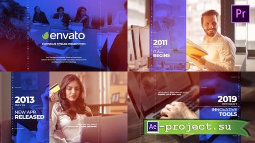Videohive - Corporate Timeline Presentation Mogrt - 26713588 - Premiere PRO and After Effects