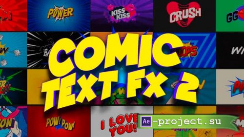Videohive - Comic Text FX 2 - 23734210 - Project for After Effects