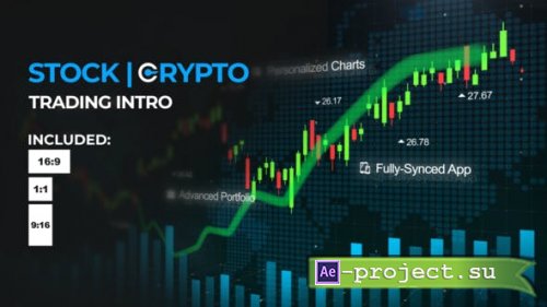 Videohive - Crypto, Stock Trading Intro - 26887420 - Project for After Effects
