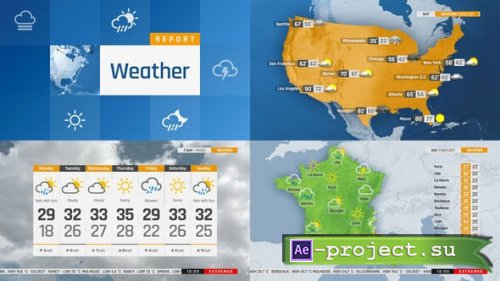 Videohive - The Complete World Weather Forecast ToolKit - 26764828 - Project for After Effects