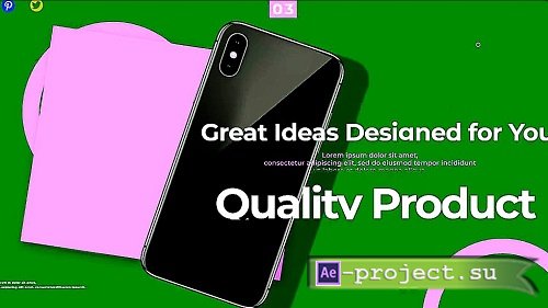 Colorful Product Promo - After Effects Templates