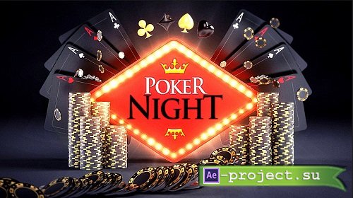 Online Gambling Poker Logo Reveals 10942382 - After Effects Templates