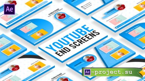 Videohive - YouTube End Screens - 26784884 - Project for After Effects