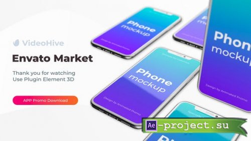 Videohive - Phone App 11 Pro S20 Ultra App Promo Mockup - 26949386 - Project for After Effects