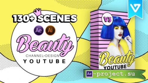 Videohive - Beauty Youtube Design Pack V3 - 21097856 - Project & Script for After Effects 