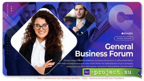 Videohive - General Business Forum Slideshow - 27018528 - Project for After Effects