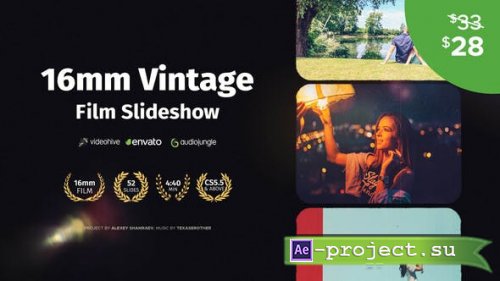 Videohive - 16mm Vintage Film Slideshow - 23816011 - Project for After Effects