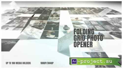 Videohive - After Effects Folding Photo Grid Opener - 25289061