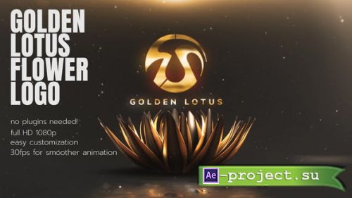 Videohive - Golden Lotus Flower Opener - 26351523 - Project for After Effects