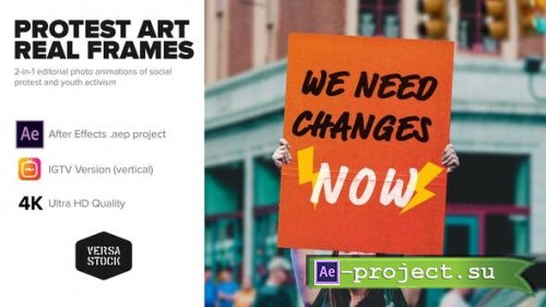 Videohive - Protest Art Real Frames - 26058272 - Project for After Effects