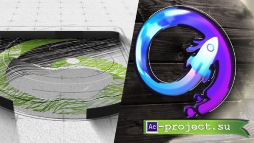 Videohive - Abstract Drawing Logo Reveal - 26315936 - Project for After Effects
