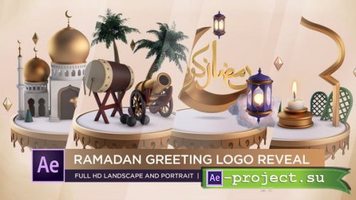Videohive - Ramadan Greeting Logo Reveal - 26618336 - Project for After Effects