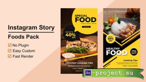 Videohive - Foods Instagram Stories V04 - 27125852 - Project for After Effects