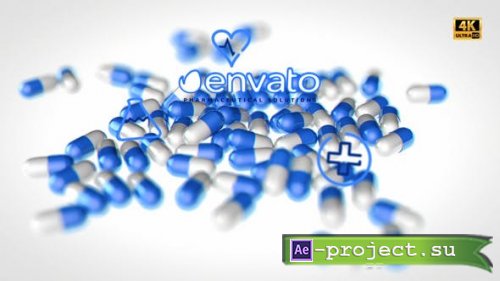 Videohive - Medical Pills Background Projection - 25564206 - Project for After Effects
