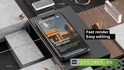 Videohive - Phone 11 Pro App Presentation Mockup - 24791141 - Project for After Effects