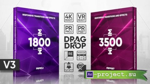 Videohive - Transitions Presets Pack V3 - 22452399 - Project & Presets Premiere Pro