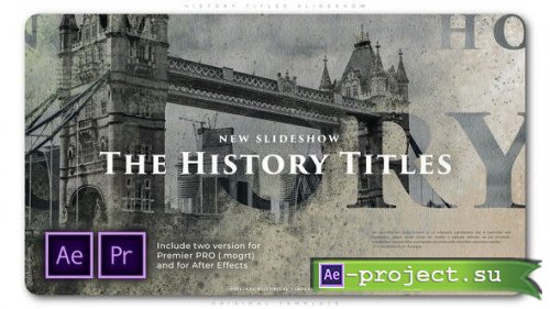 Videohive - History Titles Slideshow - 27061109 - Premiere Pro - Project for After Effects