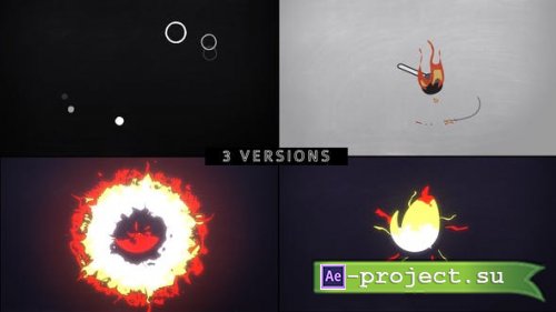 Videohive - Minimal Logo - Idea on Fire - 26304176 - Project for After Effects