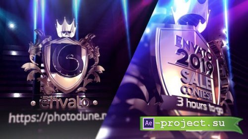 Videohive - Golden Badge Logo - 22862669 - Project for After Effects