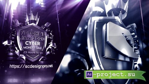 Videohive - Metal Badge Logo - 24955563 - Project for After Effects