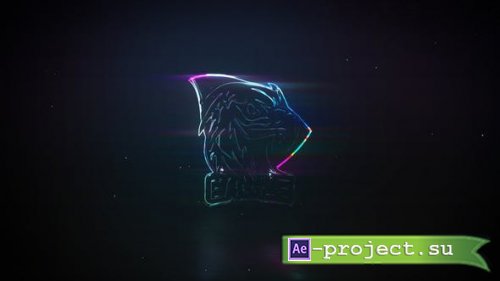 Videohive - Neon Glass | Glitch Logo Reveal - 27170713 - Project for After Effects