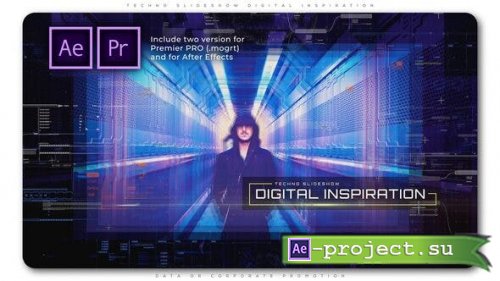 Videohive - Techno Slideshow Digital Inspiration - 27179368  - Premiere Pro - Project for After Effects