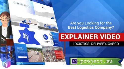 Videohive - Explainer Video | Logistics Services. Delivery - 27046081 - Project for After Effects