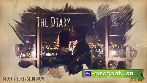 Videohive - The Diary  Brush Strokes 4K Slideshow - 24100003 - Premiere Pro Templates