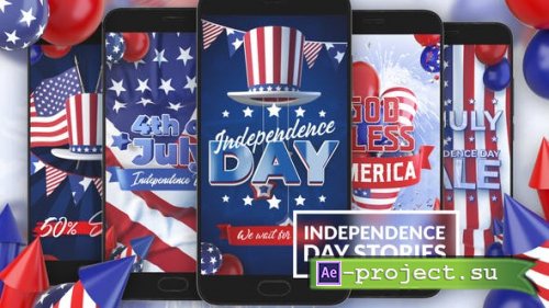 Videohive - 4th Of July Instagram Stories - 27389158 - Project for After Effects