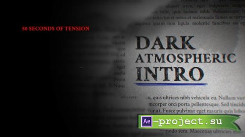 Videohive - Taku / Dark Atmospheric Intro - 24008785 - Project for After Effects