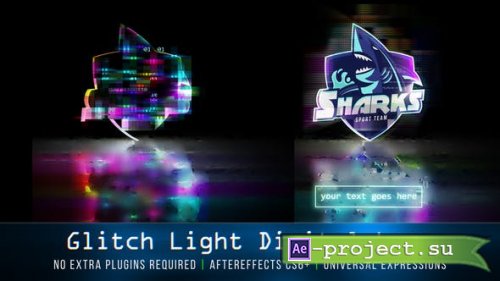 Videohive - Glitch Light Digital Logo - 26003571 - Project for After Effects