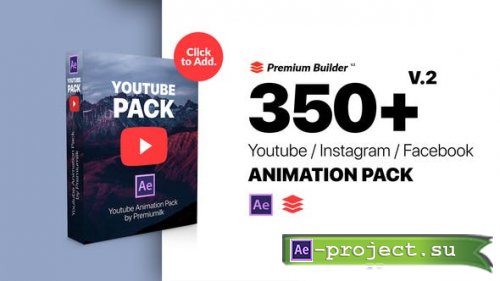 Videohive - Youtube Pack - Extension Tool - 25832086  - Project & Script for After Effects