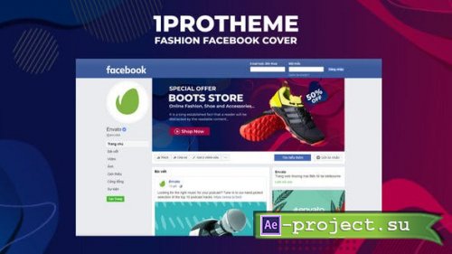 Videohive - Fashion Facebook Cover V06 - 27455866 - Project for After Effects